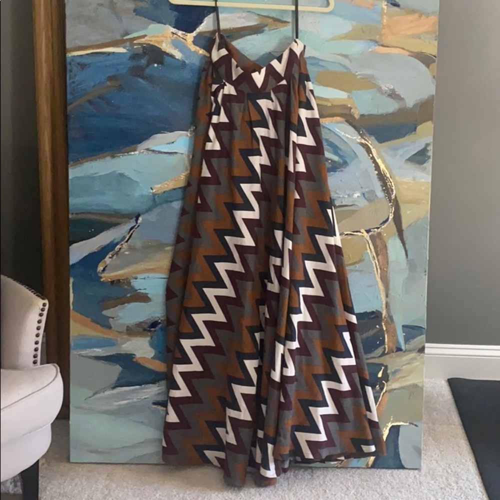 Anthropologie Mynah Designs Earth Tones Maxi